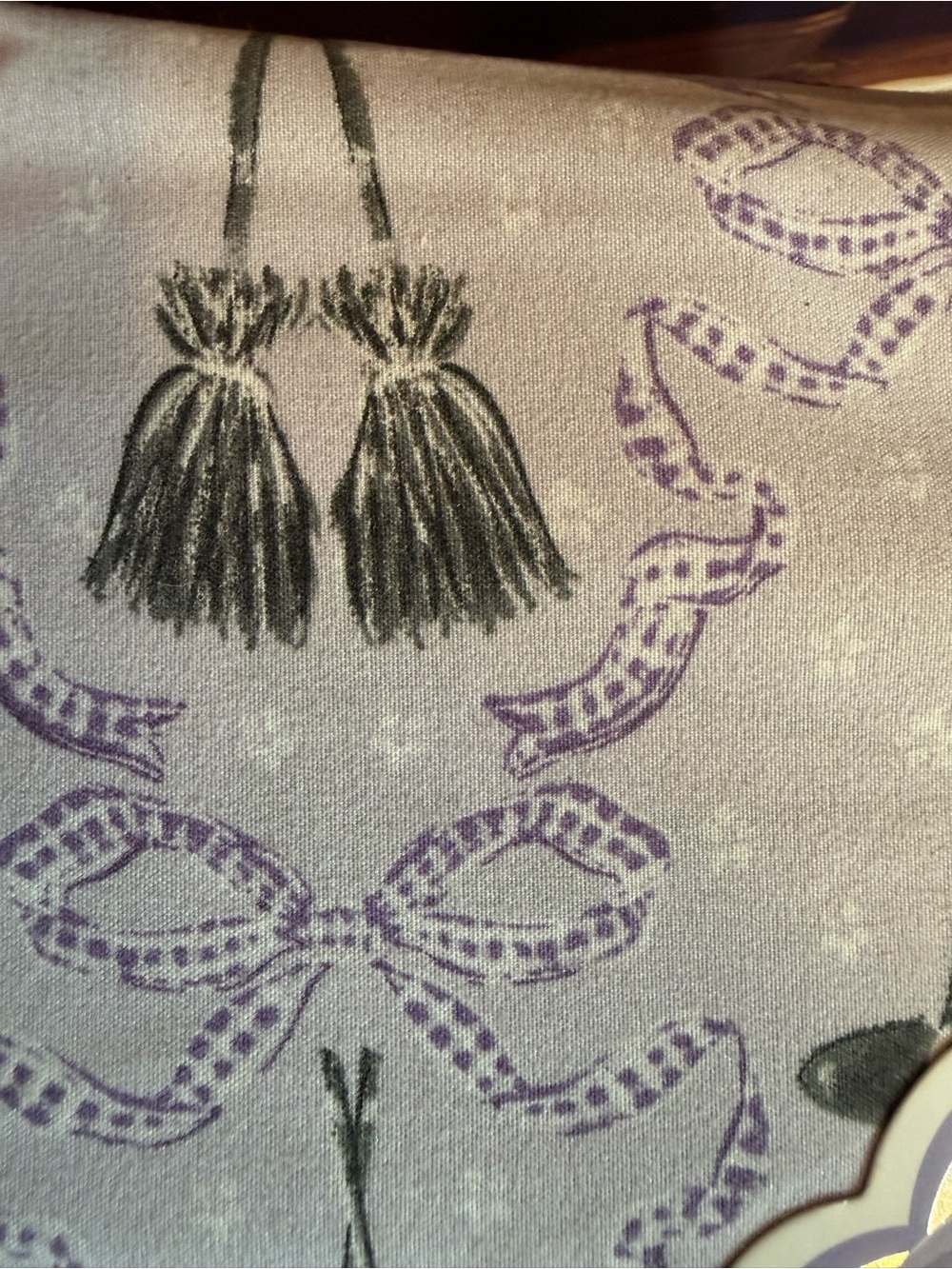 Willow Wonders Witch Hat Brooms Witchy Purple King Sheet Set NWT Halloween π - Picture 7 of 12